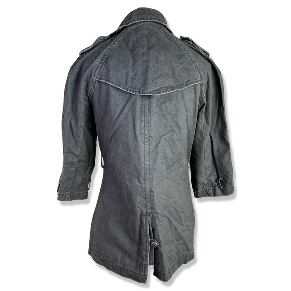 ⭐️WE THE FREE Military Style Half Trench Coat with Half Length Sleeves - Picture 3 of 8